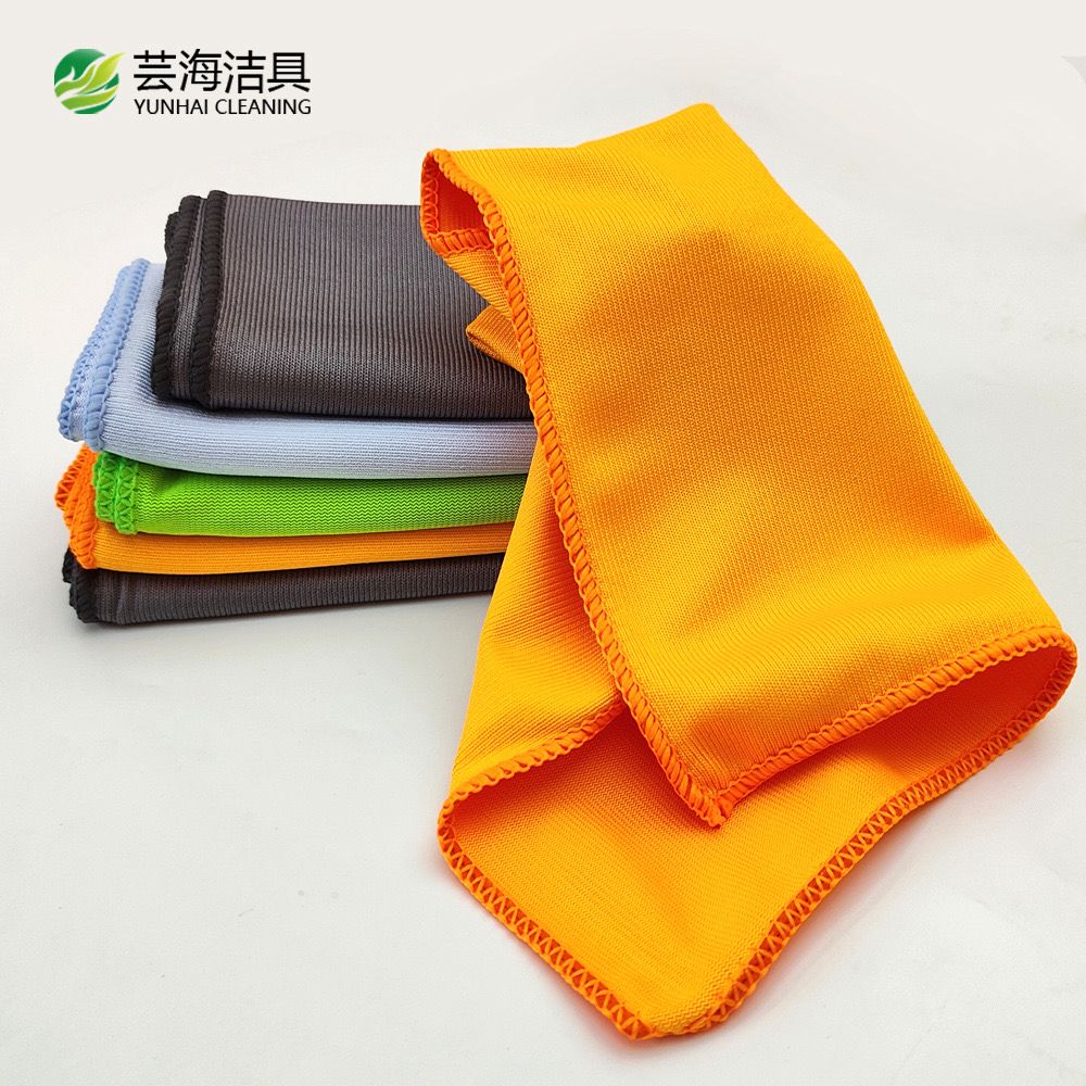 0312 Салфетка для стекол автомобильная оранжевая 30*40 350 gsm