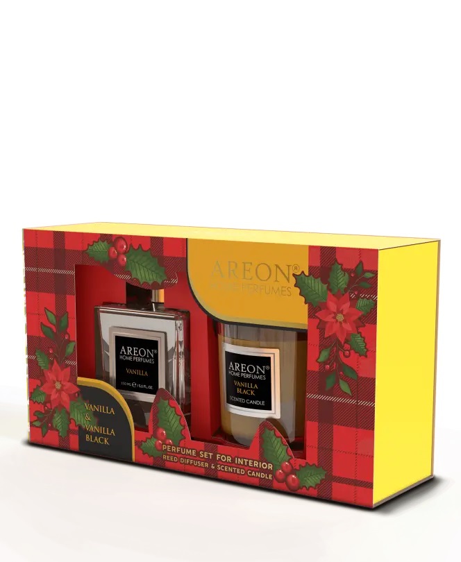 SET (Home) Vanilla Black 150 мл.+ Свеча 120гр.