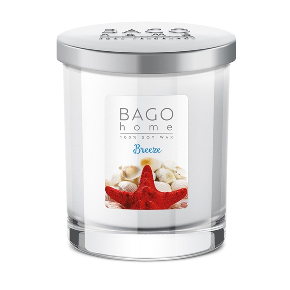 BAGO HOME Свеча в стекле 132 гр Бриз 4630030297307