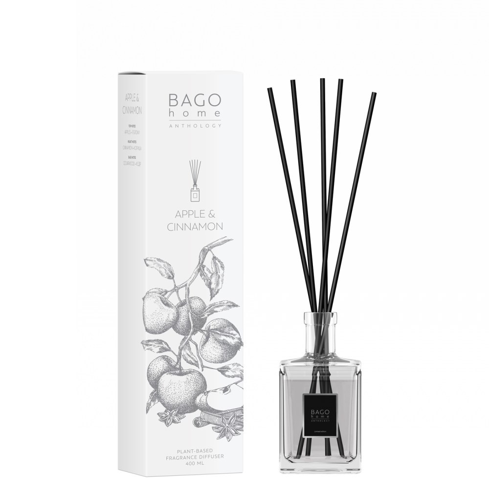 BAGO HOME АНТОЛОГИЯ Диффузор 400 мл Яблоко и корица 4680178850988