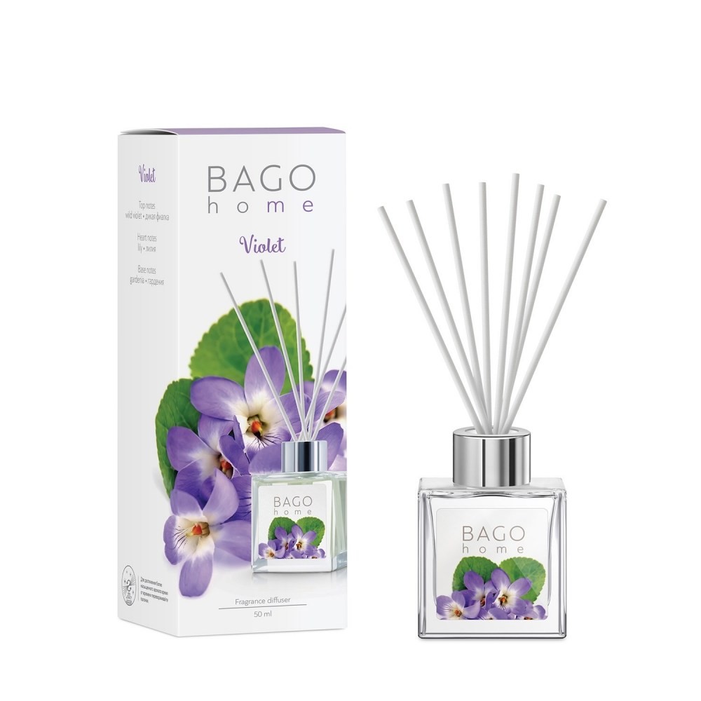 BAGO HOME диффузор 100 мл ФИАЛКА 4630030295983