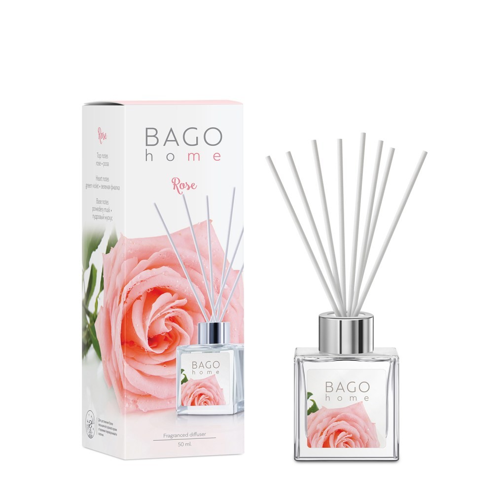 BAGO HOME диффузор 100 мл РОЗА 4630030290049