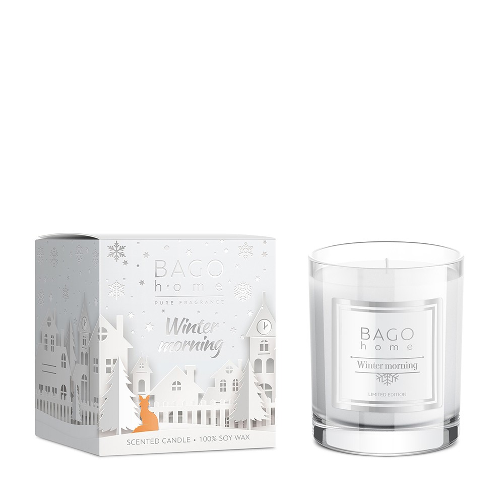 BAGO HOME НГ Морозное утро свеча стекл. 132 г 4630030298465