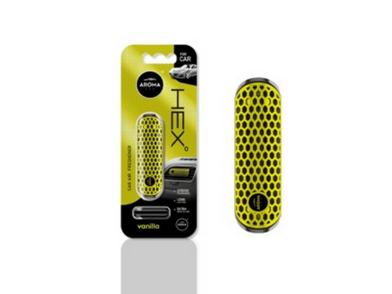 Aroma car Polymer Hex Vanilla желтый 5902846835776