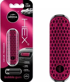 Aroma car Polymer Hex Bubble gum car розовый 5902846835820