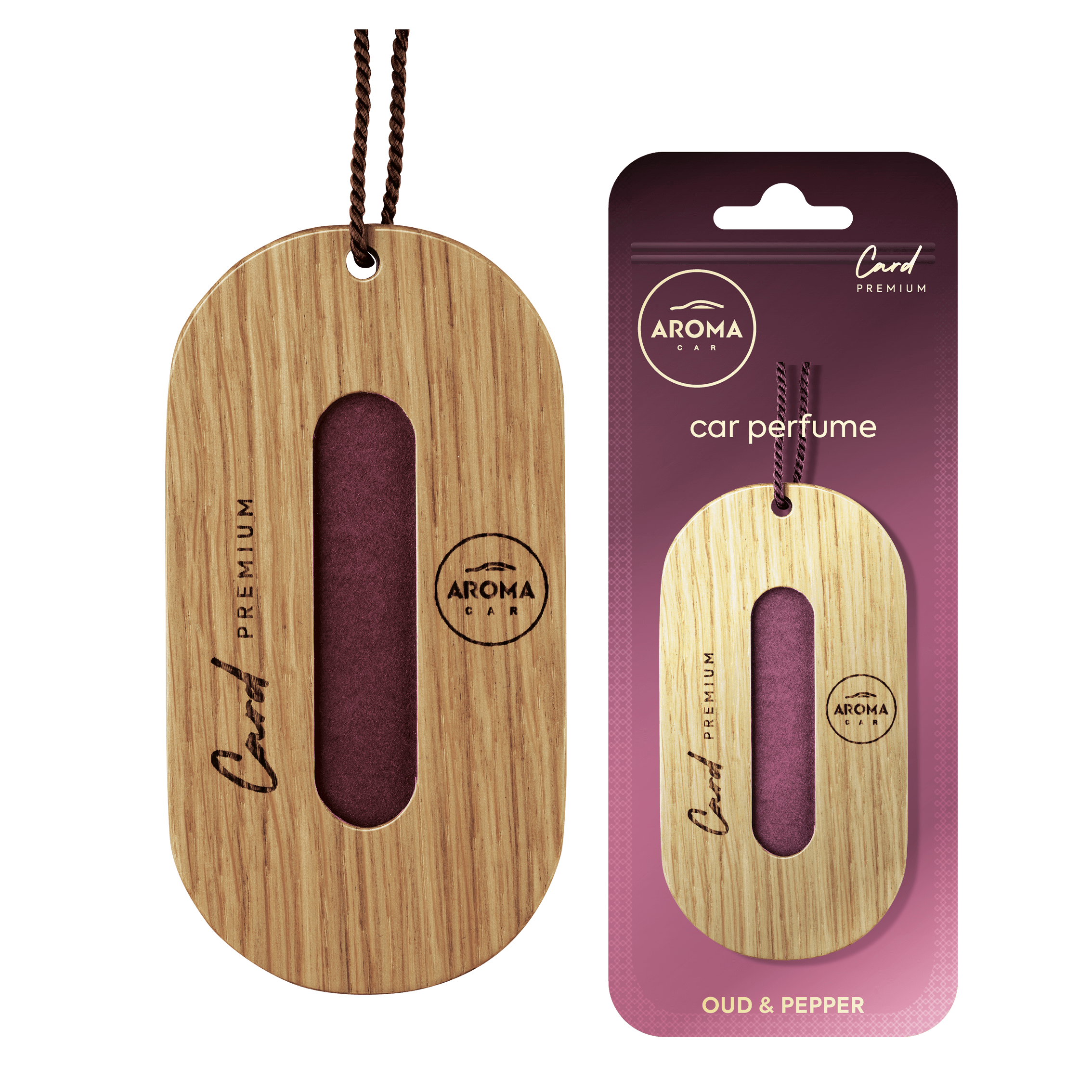Aroma car Premium Wood Oud&amp;Pepper 5904224104528