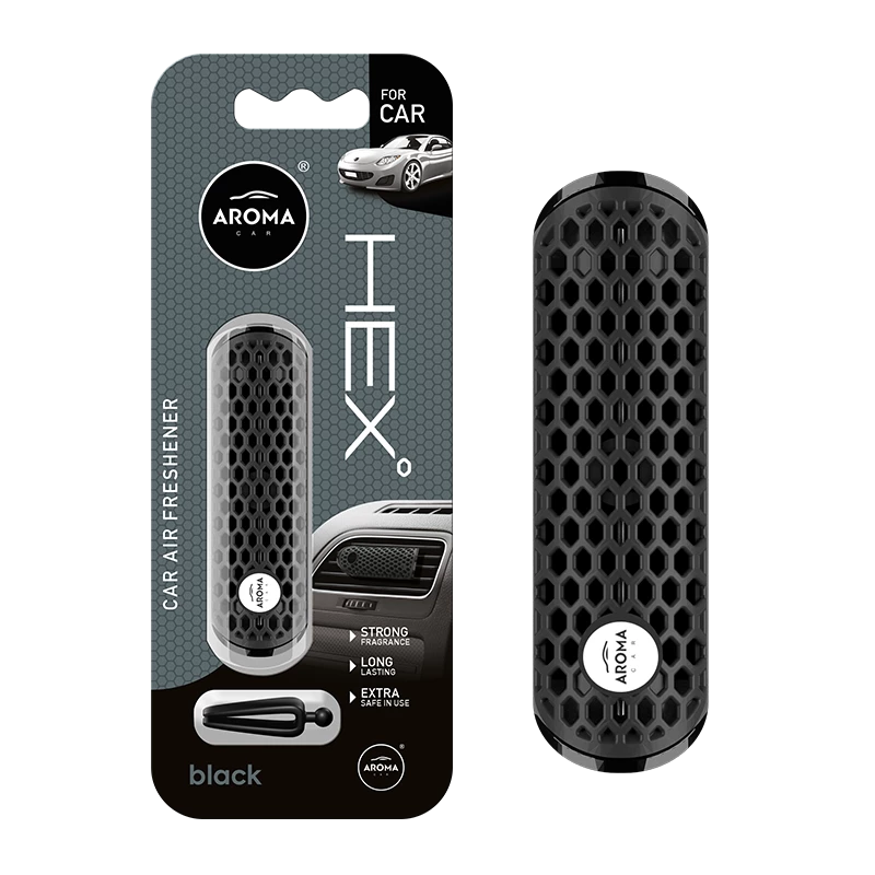 Aroma car Polymer Hex Black темно серый 5902846835752