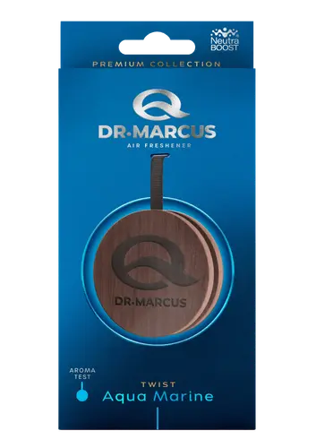 Dr.Marcus PREMIUM Twist- Aqua Marine Ароматизатор из дерево (в коробке25шт) 5903686505430
