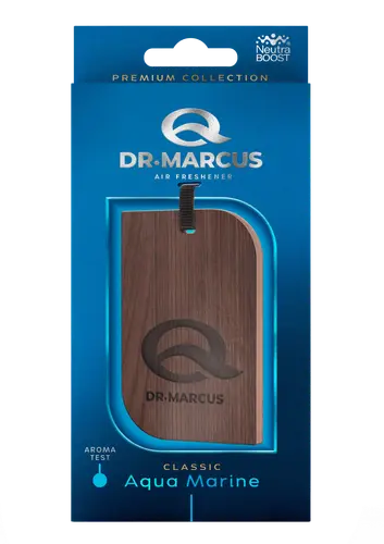 Dr.Marcus PREMIUM Classic- Aqua Marine Ароматизатор из дерево (в коробке25шт) 5903686505386