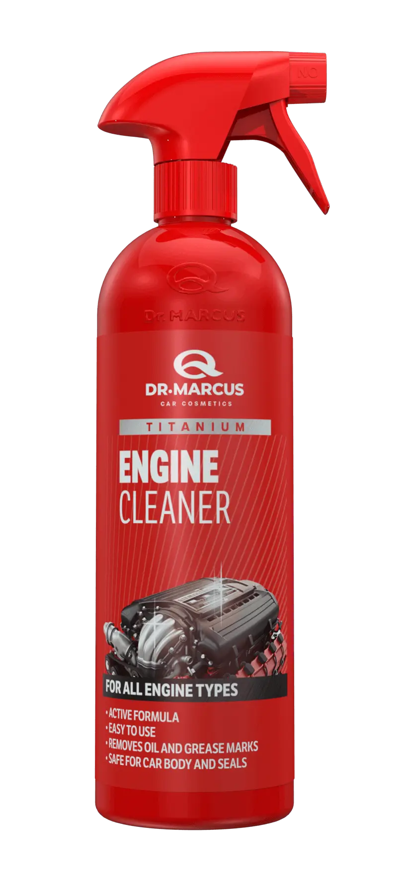 DR.MARCUS TITANIUM ENGINE CLEANER Очиститель двигателя 750 ml/в коробке 6шт 5900950764913